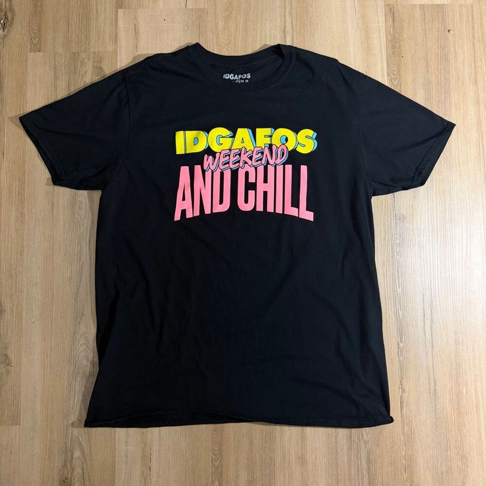 IDGAFOS Dillon Francis Weekend And Chill Black Shirt Sz XL Official Merch EDM DJ